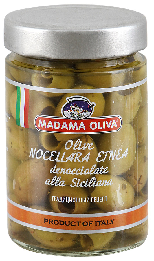 Сицилийские  оливки «Madama Oliva» Nocellara Etnea