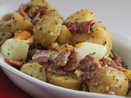 Картофельный салат с беконом Картофельный салат с беконом